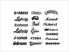 ludwig-gretsch-pearl-mapex-sonor-tama-roland-premier-yess-naklejki