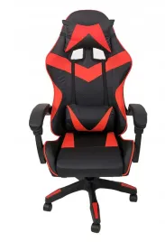 fotel-biurowy-gamingowy-obrotowy-ekoskora-dla-graczy-czerwony