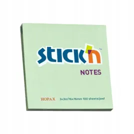 stickn-notes-samoprzylepne-pastelowe-76x76mm-100-kartek-zielony