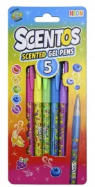 pachnace-dlugopisy-zelowe-neon-5szt-scentos-60916