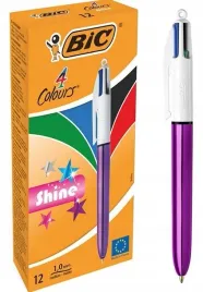 bic-dlugopisy-4-colours-shine-purple-zestaw-12-sztuk