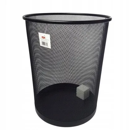 kosz-okragly-duzy-czarny-net