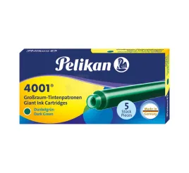 naboje-pelikan-ciemnozielone-dlugie