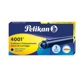 naboje-pelikan-niebieskoczarne-dlugie