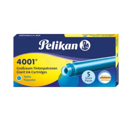 naboje-pelikan-turkusowe-dlugie