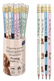 olowki-hb-z-gumka-1-szt-tuba-puppy-sign-interdruk-pieski-kotki