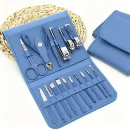 profesjonalny-zestaw-do-manicure-pedicure-nozyczki-cazki-do-paznokci-16w1