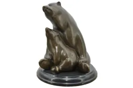 rodzina-niedzwiedzi-polarnych-dwa-misie-niedzwiedz-figura-z-brazu-milo