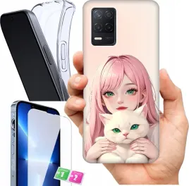 etui-na-realme-8-wzory-anime-girl-szklo