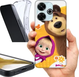 etui-na-xiaomi-redmi-13-5g-wzory-masza-i-niedzwiedz