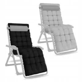 poduszka-do-lezaka-zero-gravity-szara-czarna-ogrodowa-lekka-miekka-wygodna