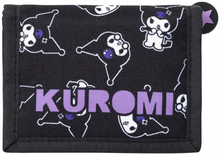 portfelik-kuromi-black-stan-nowy