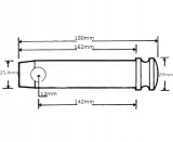 sworzen-bolec-25-4x142-mm-kat-2-stan-nowy