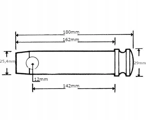 sworzen-bolec-25-4x142-mm-kat-2-stan-nowy