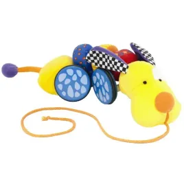 zabawkowy-piesek-na-kolkach-do-ciagniecia