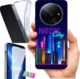etui-na-xiaomi-redmi-a3-4g-wzory-neon-szklo