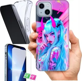 etui-na-apple-iphone-14-plus-wzory-neon-girl-anime-szklo