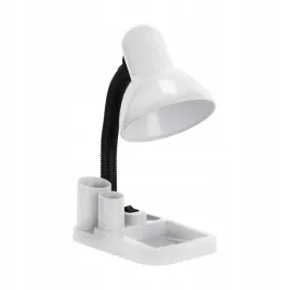 struhm-lampka-biurkowa-z-przybornikiem-na-zarowke-idol-e27-bialy