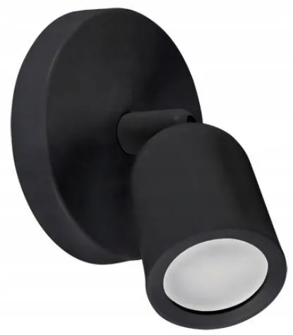 struhm-reflektor-sufitowy-scienny-bogna-gu10-czarny-stan-nowy