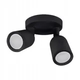 struhm-reflektor-sufitowy-scienny-bogna-2xgu10-czarny-stan-nowy