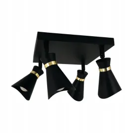 struhm-listwa-sufitowa-poczworna-kwadratowa-glamour-loreta-e14-czarny