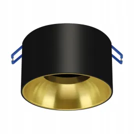 struhm-oczko-podtynkowe-dekoracyjne-okragle-tuba-panama-czarny-ze-zlotym