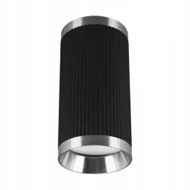 struhm-tuba-sufitowa-lampa-karbowana-frida-czarny