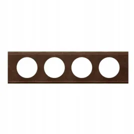ramka-poczworna-legrand-materials-skora-braz