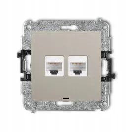 gniazdo-komputerowe-2xrj45-kat-5e-karlik-mini-taupe