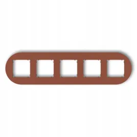 ramka-pieciokrotna-okragla-karlik-mini-terakota