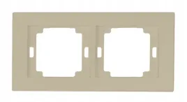 ramka-podwojna-pozioma-abex-onyx-bezowy