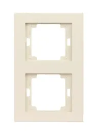ramka-podwojna-pionowa-abex-onyx-bezowy