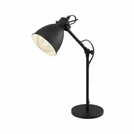 eglo-lampa-stolowa-priddy-e27-czarny-bialy