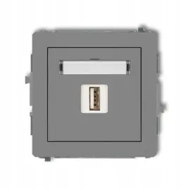 ladowarka-usb-2a-karlik-deco-szary-mat