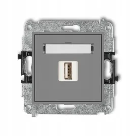 ladowarka-usb-2a-karlik-mini-szary-mat