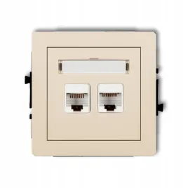 gniazdo-komputerowe-2xrj45-kat6-karlik-deco-bezowy