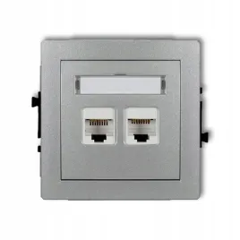 gniazdo-2xrj45-kat-6-karlik-deco-srebrny-metalik