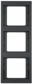 ramka-potrojna-k-1-antracytowa-pionowa