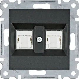 hager-gniazdo-2xrj45-kat-5-utp-lumina-czarny-mat