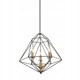 italux-lampa-wiszaca-maresmo-3xe14-czarny-zloty
