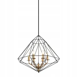 italux-lampa-wiszaca-maresmo-6xe14-czarny-zloty