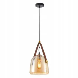 italux-lampa-wiszaca-solta-e27-czarny-bursztynowy