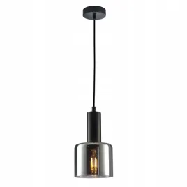 italux-lampa-wiszaca-santia-e27-czarny-dymiony