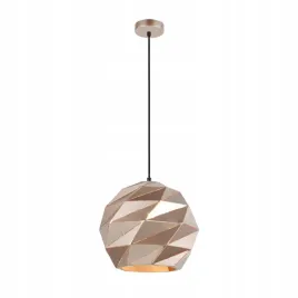 italux-lampa-wiszaca-palermo-l-e27-zloty-czarny
