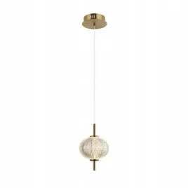 italux-lampa-wiszaca-lazie-led-5w-3000k-mosiadz-transparentny