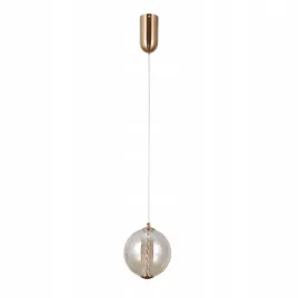 italux-lampa-wiszaca-butero-s-led-6w-3000k-zloty-bursztynowy