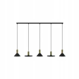 nowodvorski-lampa-wiszaca-hermanos-5xgu10-czarny-mosiadz