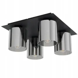 eglo-lampa-sufitowa-gorosiba-1-sq-4xe27-czarny-dymiony