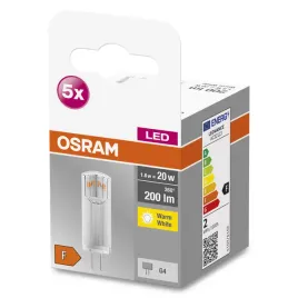 osram-zarowka-led-base-pin-g4-12v-1-8w-827-clear-g4-pieciopak
