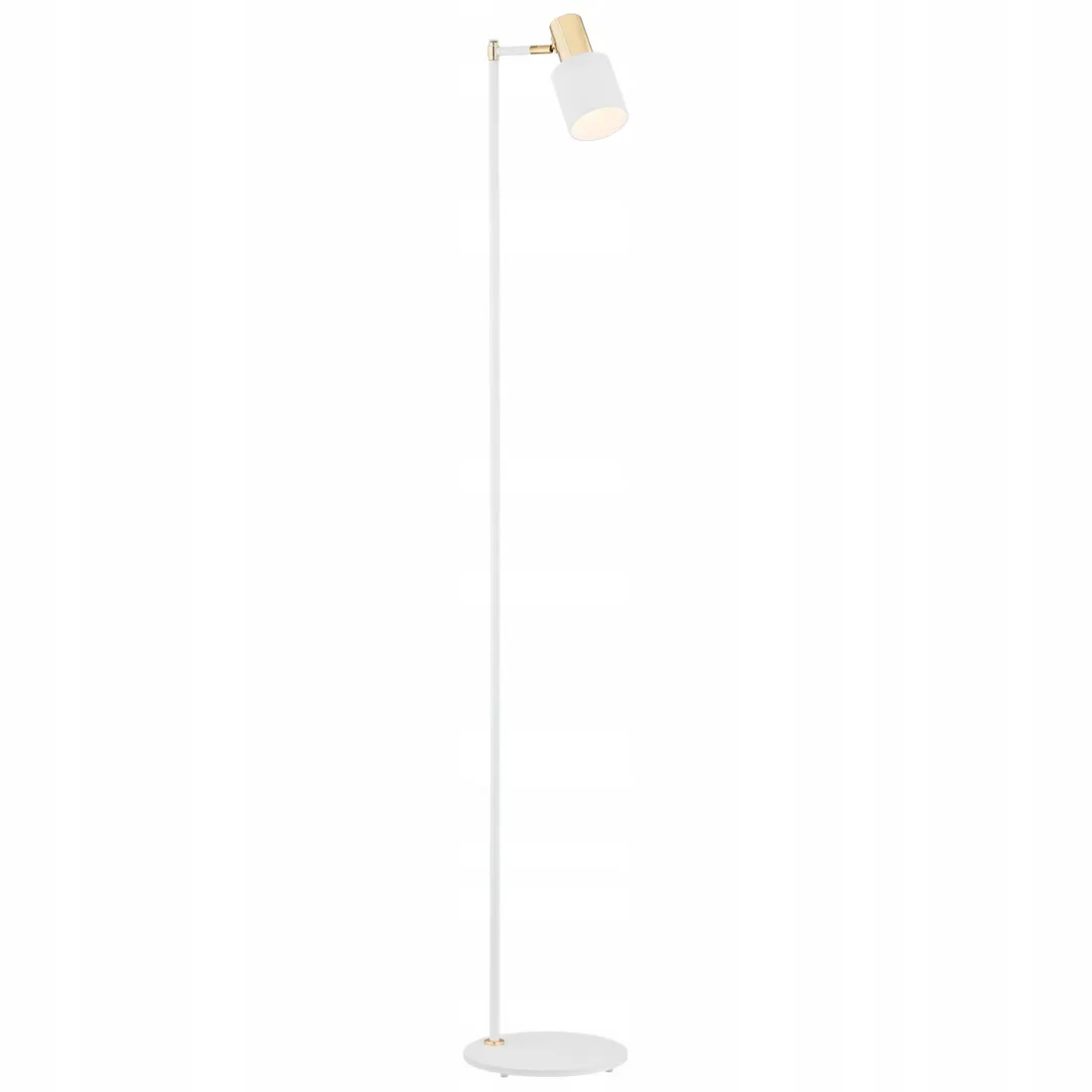 argon-lampa-podlogowa-doria-e27-bialy-mosiadz-stan-nowy